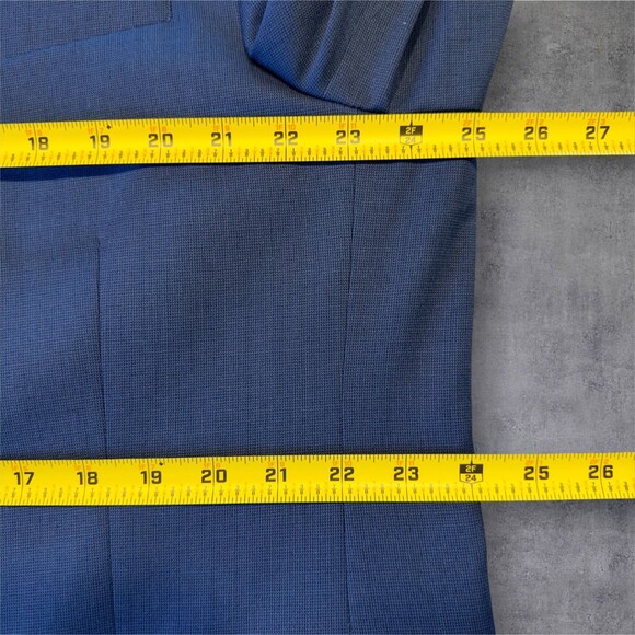 STAFFORD Classic Mens Blazer Sport Coat Two Button Jacket 50R WOOL Blend Suits - Picture 8 of 12